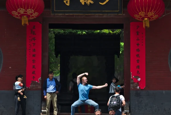 Gregory J. at the Shaolin Temple