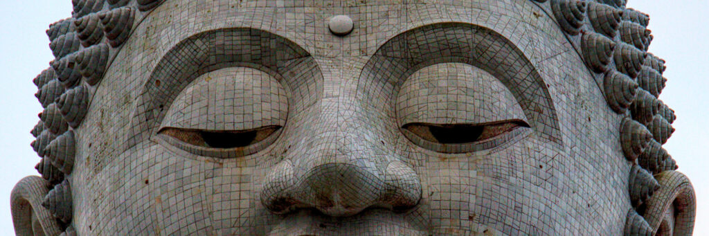The Big Buddha's face, Phuket