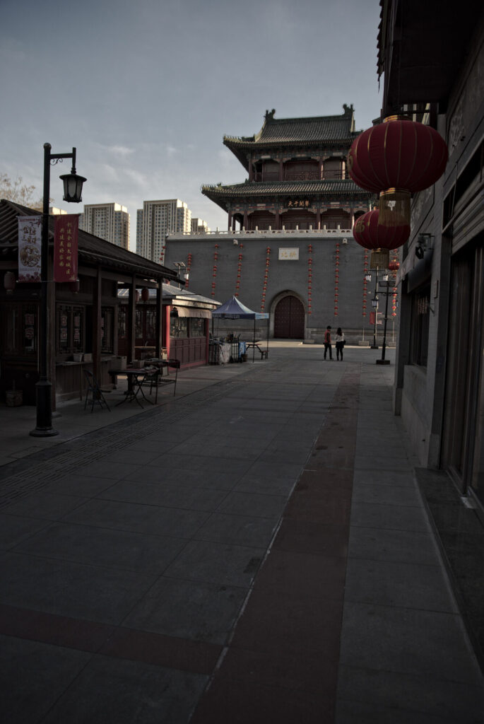 Street leading to the Drum Tower, Tianjin Streets
