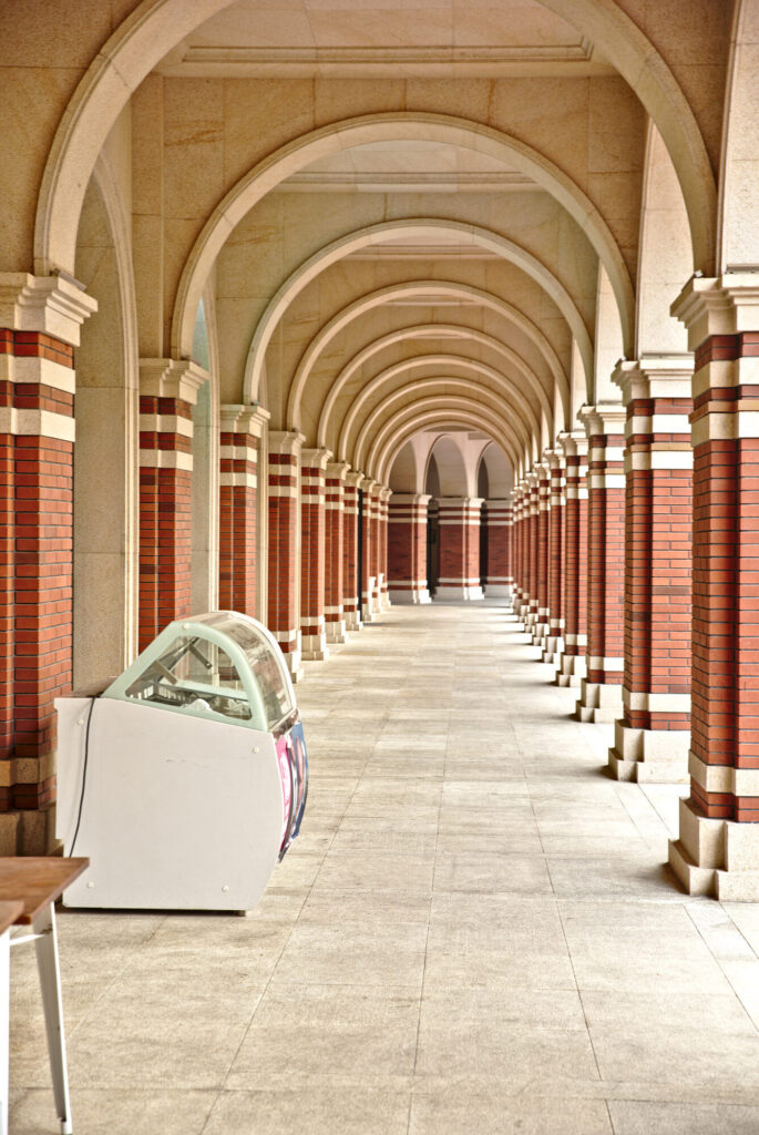 Arched arcade, Tianjin Streets